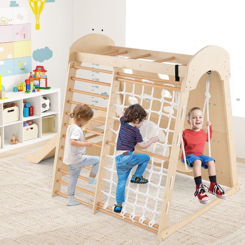 Wooden indoor jungle gym - indoor,
